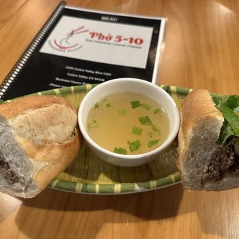 Pho 510 - Brisket Sandwich Banh Mi - Vietnamese Near Me - Castro Valley, California
