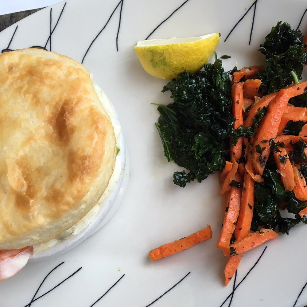 Chinook's - Salmon Pot Pie (4.5/5) - Seafood Near Me - Seattle, Washington Chinook's - Salmon Pot Pie (4.5/5) - Seafood Near Me - Seattle, Washington