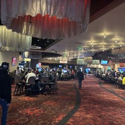 The casino floor. The casino floor.