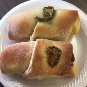 Cinnamon's Bakery - Sausage, cheese, jalapeño kolache - Bakeries Near Me - Sugar Land, Texas Cinnamon's Bakery - Sausage, cheese, jalapeño kolache - Bakeries Near Me - Sugar Land, Texas