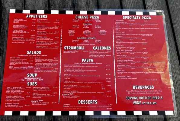 Menu photo 3 Carmine’s Pizza Kitchen Henderson, NV Menu photo 3 Carmine’s Pizza Kitchen Henderson, NV