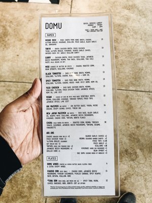 Menu photo 5 DOMU Jacksonville, FL Menu photo 5 DOMU Jacksonville, FL