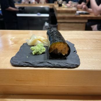 Sugo Hand Roll Bar - Spicy Bay Scallop Roll - Sushi Bars Near Me - Seattle, Washington Sugo Hand Roll Bar - Spicy Bay Scallop Roll - Sushi Bars Near Me - Seattle, Washington
