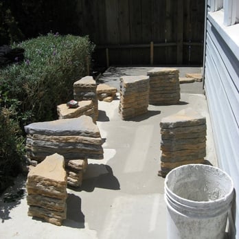 New Dimensions Construction - Our patio after it was straightened out. We expanded it to the fence and had stones added. - General Contractors Near Me - San Jose, California New Dimensions Construction - Our patio after it was straightened out. We expanded it to the fence and had stones added. - General Contractors Near Me - San Jose, California