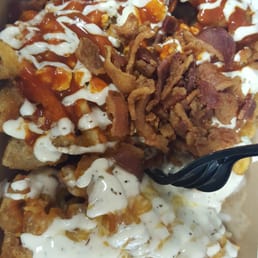 1/2 buffalo 1/2 ranch wachos! 1/2 buffalo 1/2 ranch wachos!