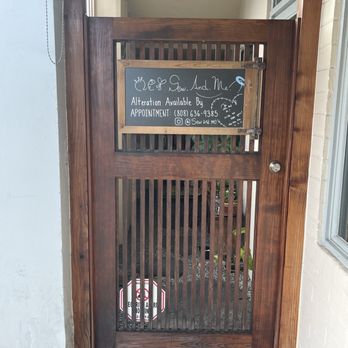 Sew and Me - Beautifully crafted front door. - Sewing & Alterations Near Me - Honolulu, Hawaii