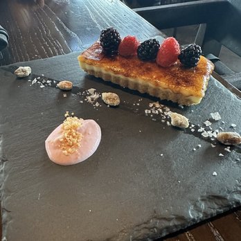 Juju - Dessert, Bruleed Yuzu Lemon Curd - Tapas/Small Plates Near Me - Durham, North Carolina Juju - Dessert, Bruleed Yuzu Lemon Curd - Tapas/Small Plates Near Me - Durham, North Carolina