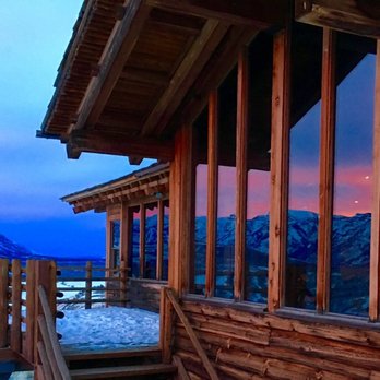 The Granary - the view of the mountains from the porch - American Near Me - Jackson, Wyoming The Granary - the view of the mountains from the porch - American Near Me - Jackson, Wyoming