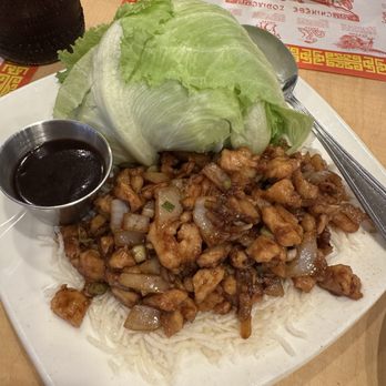 Golden China - Chicken lettuce wrap appetizer! - Chinese Near Me - Southlake, Texas