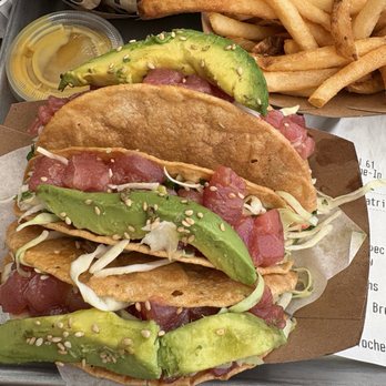 Gott's - Ahi Poke Crispy Tacos - Burgers Near Me - Los Angeles, California Gott's - Ahi Poke Crispy Tacos - Burgers Near Me - Los Angeles, California