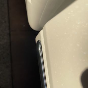 Caliber Collision - Trim isn't flush, not sure if that is because it's not attached well or if the fender isn't straight. - Body Shops Near Me - Pleasanton, California