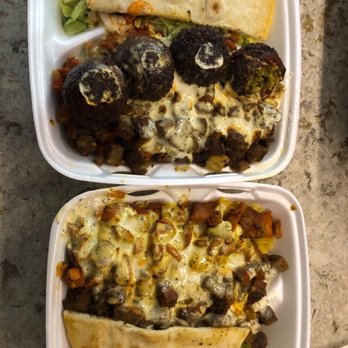 Halal Bites - Rice Shawarma Combination and Rice Shawarma with chicken and lamb - Halal Near Me - Johnson City, New York
