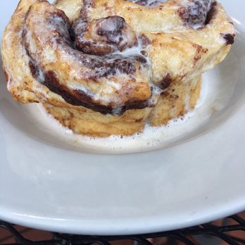 Off Street Cafe - The infamous check in Housemade Cinnamon Roll. Delicious and enough for two! - American Near Me - Cerritos, California Off Street Cafe - The infamous check in Housemade Cinnamon Roll. Delicious and enough for two! - American Near Me - Cerritos, California