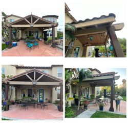 D&A handymen - Repair patio, including:
1. Changed 1 pieces of frame
2. Painting