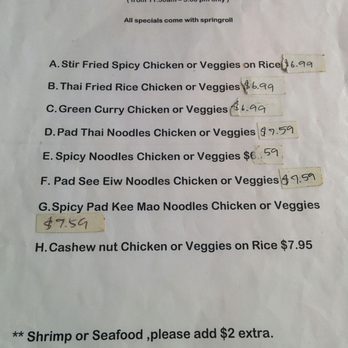 Thai Country Kitchen - Lunch menu - Thai Near Me - Toronto, Ontario Thai Country Kitchen - Lunch menu - Thai Near Me - Toronto, Ontario