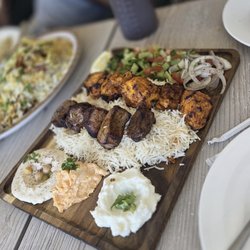 Chicken, Beef, & Kefta Plate Chicken Dum Biryani