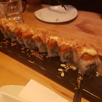 Saku Sushi - Lion King (prawn tempura, tuna, avocado topped with potato puree and crispy bits) $13 - Sushi Bars Near Me - Toronto, Ontario Saku Sushi - Lion King (prawn tempura, tuna, avocado topped with potato puree and crispy bits) $13 - Sushi Bars Near Me - Toronto, Ontario