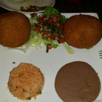 Mr. Sombrero Mexican Restaurant #2- WEST LEAGUE CITY - The Marcus special, 2 fried Stuffed Avocados, one is stuffed with beef fajita and the other shrimp. The best crunchy outer layer - Mexican Near Me - League City, Texas