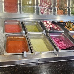 Las Meras Tortas - Salsa bar!