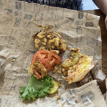 Wayback Burgers - This was my wife's classic burger it was wet with something - Burgers Near Me - Parkville, Maryland Wayback Burgers - This was my wife's classic burger it was wet with something - Burgers Near Me - Parkville, Maryland