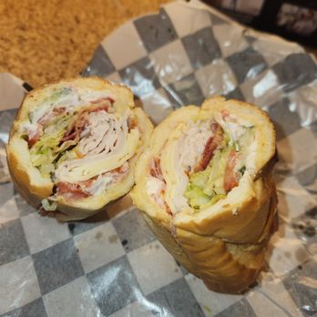 Corner Sandwiches  - The Trio Sandwich - Black Forest Ham, Smoked Turkey, Bacon and Swiss. - Grocery Near Me - Glendale, California
