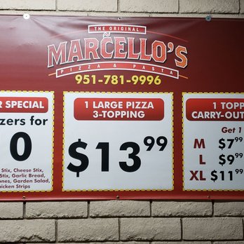 Marcello's Pizza & Pasta - Pizza Near Me - Riverside, California Marcello's Pizza & Pasta - Pizza Near Me - Riverside, California