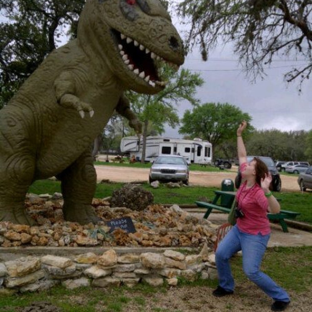 Cascade Caverns - Posing with Rex - Tours Near Me - Boerne, Texas Cascade Caverns - Posing with Rex - Tours Near Me - Boerne, Texas