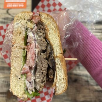 Flipp'n Burgers - Swiss Mushroom burger - Burgers Near Me - Calgary, Alberta Flipp'n Burgers - Swiss Mushroom burger - Burgers Near Me - Calgary, Alberta