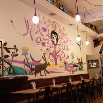 Bar Centro - some of the great art work - Burgers Near Me - Barcelona, B Bar Centro - some of the great art work - Burgers Near Me - Barcelona, B