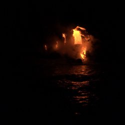 Kalapana Cultural Tours - Nighttime contrast is beautiful.