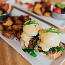Egg Benedicts Avocado Toast