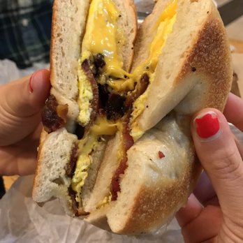 Brooklyn Bagel Bakery - Bacon egg and cheese bagel! - Bagels Near Me - Arlington, Virginia Brooklyn Bagel Bakery - Bacon egg and cheese bagel! - Bagels Near Me - Arlington, Virginia