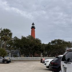 HT's Sand Bar & Bistro - The restaurant is right across de Ponce inlet lighthouse