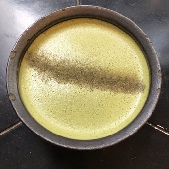 Cafe Cre Asion - Genmai Matcha Latte - Restaurants Near Me - Sydney, NSW