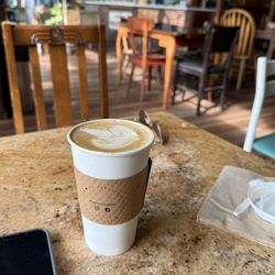 Insomnia Coffee - Inside, with Latte