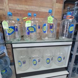 Water Source - Best glass bottle prices in town!!
Glass available in half gallon, 1 gallon, 3 gallon and 5 gallon bottles!!