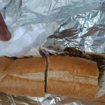 Sub Doctors - White paper stuck to my amazing cheesesteak - Delis Near Me - Toms River, New Jersey