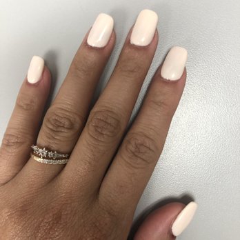 Paris Nails - "GX1" off-white color with dip powder. - Nail Salons Near Me - Moreno Valley, California Paris Nails - "GX1" off-white color with dip powder. - Nail Salons Near Me - Moreno Valley, California