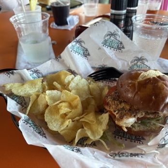 Tiki 52 - Sweet Cajun Chicken Sandwich - Tiki Bars Near Me - Tequesta, Florida