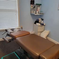 Henry Chiropractic & Wellness Center - Waiting to get cracked! Exam Room #4.