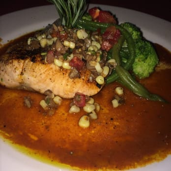 Opal - Salmon with the most delicious curry sauce - Seafood Near Me - Santa Barbara, California