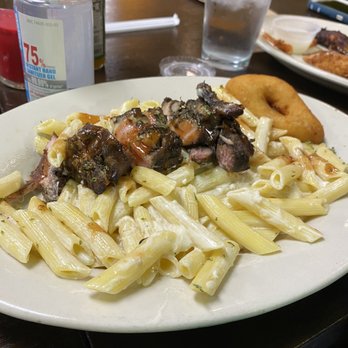 Da Blue Lagoon: Jamaican Kitchen - Jerk chicken Alfredo - Caribbean Near Me - Indianapolis, Indiana