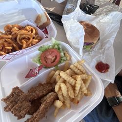 Matta's Burger Place - Steak fingers and the burger
