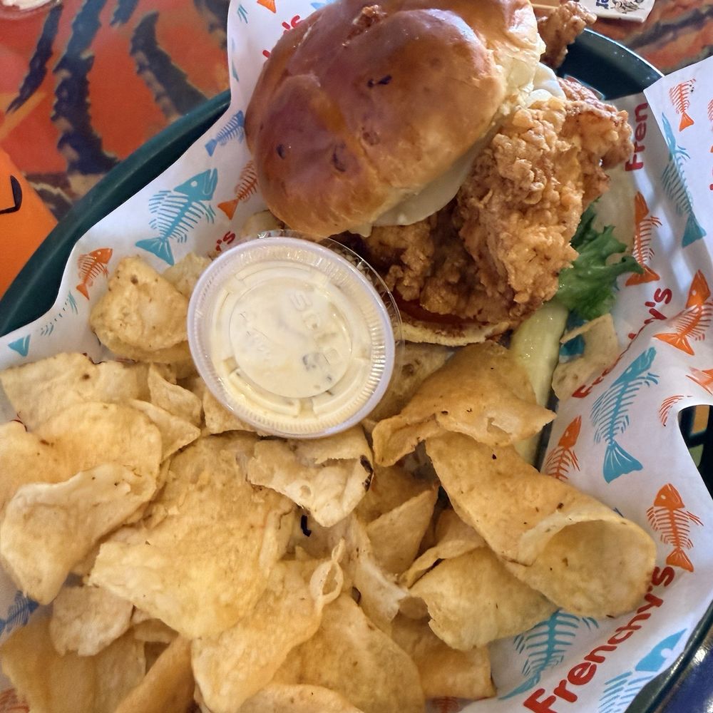 Fried Grouper sandwich Fried Grouper sandwich