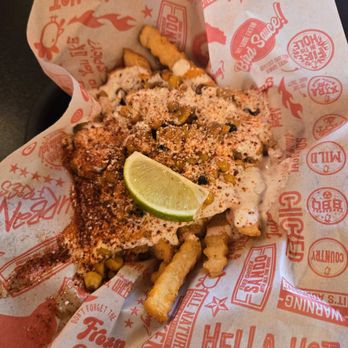 Urban Bird Hot Chicken - Elote fries - New American Near Me - San Marcos, Texas Urban Bird Hot Chicken - Elote fries - New American Near Me - San Marcos, Texas