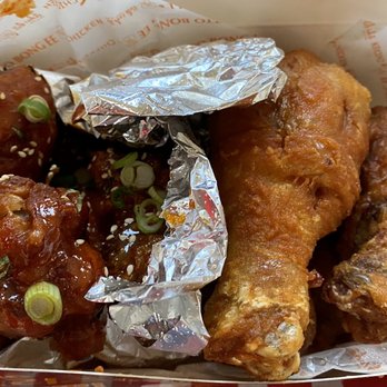 Ttobongee chicken - Half & half - original & yang nyum - Korean Near Me - Tracy, California Ttobongee chicken - Half & half - original & yang nyum - Korean Near Me - Tracy, California