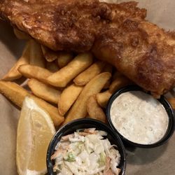 Large fish and chips