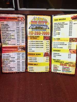Menu photo 7 Big City Grill & Lemonade Indianapolis, IN Menu photo 7 Big City Grill & Lemonade Indianapolis, IN