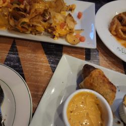 Chips and sausage