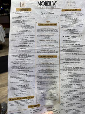Menu photo 8 Morena's Mexican Cuisine Lake Forest, CA Menu photo 8 Morena's Mexican Cuisine Lake Forest, CA